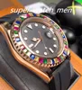Luxusuhren Candy Color Diamond Herrenuhr Automatische mechanische Uhren 40 mm Damenarmbanduhren Superstarkes Mineralkautschukarmband
