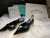 Sandali Sandali con tacco alto da donna punta aperta sandali estivi con tacco spesso designer in pelle di grandi dimensioni moda sexy abbigliamento formale elegante temperamento scarpe da ufficio-0002