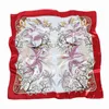 Foulards Soie Foulard Printemps Et Été Nouveau Style Accessoires Foulard Satin Bandana Cheveux Cou Hijab Foulard Designer J220907