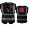 Personalizado seu texto Reflexivo Motociclo Segurança Vest Hi Visibilidade Construção Trabalho Uniforme Segurança ANSI Classe 2