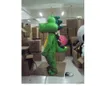 2022 Green Dragon Denosaur Mascot Costume Costume Costume Costume Mascotte for البالغين هدية لحفل الكرنفال الهالوين