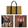 Storage Bags Waterproof Large Capacity Canvas Log Carrier Bag Portable Camping Outdoor