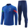 Italia 2022 2023 Koszulki piłkarskie INSIGNE BONUCCI JORGINHO VERRATTI CHIESA Barella Spinazzola Chiellini Italys Long Sleeve Windbreaker Jacket Tracksuit Men Kids Kids