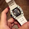 Limitowana edycja Superclone Watches Designer Projektant na rękę Luksusowe męskie Mechanika Watch Richa Milles Wristwatch Pełny automatyczny ruch mechaniczny