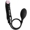 Adjustable énorme gode gonflable anal bouchon de bouchon