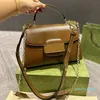 2023 Style Luxurys Designers Sacs Sac à main épaule Messenger Femmes Totes 11 Sac à main vintage Imprimé Classic Crossbody Clutch Purse Wallet Cuir