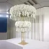 Dekoracja imprezowa ślubna droga kwiatowa podwójna warstwy główne centrum stołowe kwiaty Ozdoby zewnętrzne