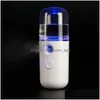 Novelty Lighting 30Ml Nano Mist Sprayer Portable Handheld Summer Moisturing Facial Steamer Humidifier Beauty Skin Care 5 Colors Drop Dhrvm