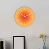 Horloges murales coucher de soleil suspendus Non tic-tac ornement silencieux décoratif moderne horloge pour bureau salon décors pour la maison salle de bain