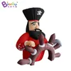 Personnage de pirate gonflable géant personnalisé de 10 pieds de haut/faire exploser une grande réplique de pirate pour les sports de jouets de fête d'événement