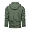 Chaquetas para hombres Hombres Cortavientos Otoño Manga larga Sólido Casual Deporte Cremallera Al aire libre Abrigo impermeable Ropa masculina Outwears 4XL 221129