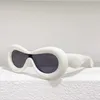 Солнцезащитные очки для мужчин и женщин 40099 Смешные хип -хоп европейский и американский стиль противолтровиолетовой полные очки с Box5429457