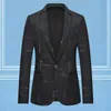 Herrenanzüge Blazer Mode Lässig Boutique Einzelne Schnalle Geometrisches Gitter Business Slim Fit Anzug Kleid Jacke Mantel 221128