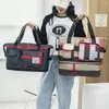 Duffel Bags Bolsa de bagagem de mão semanas viagens de grande capacidade Treinamento de fitness impermeável Multi-Pockets