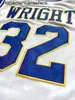 Custom Randy Moss High School Football Jersey Men's All сшитая сетка любое имя Blue