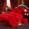 Bedding sets Winter Warm Thick Fleece Bedclothes Red Purple Grey Queen King size set 4 6Pcs Duvet cover Bed spread Pillowcases 221129