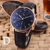 SUPERCLONE LW reloj Sport Men Automático Mecánico Self Wind Rose Gold Watch Brown Blue Relojes Cuero Acero inoxidable Zafiro Cristal Wga6