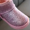 Boots Plush Warm Kids Snow Winter Children's Girls Cotton Cutton Shicay Velvet Boys Thermal Coled 221129