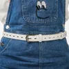 Cinture Donna Jeans Abito con fibbia in metallo Cintura Ketting Vita in pelle PU per il tempo libero