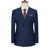 Costumes pour hommes Blazers Vert Double Boutonnage Formel Hommes Costume Veste Sur Mesure Slim Fit Mariage Marié Manteaux Solide Couleur Blazer Hombre 6XL 221128