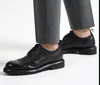 Estilo Britânico Brogue Esculpido Sapatos Cavalheiros Terno Formal Vestido Sapatos Couro de Vaca Masculino Oxfords Tamanho Grande 38-46