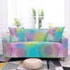 Chair Covers Mandala Printed Elastic Sofa Cover For Living Room Bohemian Furniture Protector Couch L-shape Slipcover 1/2/3/4-seat