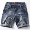 Shorts masculinos homens shorts jeans calças de boa qualidade masculino jeans curto jeans New verão masculino grande tamanho de jeans tamanho 40 T2221129 T2221129