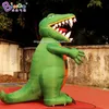 Llegada de un dinosaurio inflable gigante de pie, modelo de globos de dinosaurio de dibujos animados para decoración de eventos de fiesta, juguetes deportivos