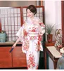 Ethnic Clothing Pajamas Ladies Satin Novelty Nightgown Bathrobe Kimono Bride Bridesmaid Home Service Natural Real Women Elegant Luxury