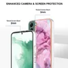 2.0MM Metallic TPU Marble Anti-Fall Cases For Samsung S23 Ultra Plus A14 5G A54 A13 4G A23 A73 A33 A53 S22 Soft Chromed Rock Stone Granite Quartz Shockproof Phone Cover