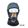 Fyra s￤songer utomhus ridning fiske sportmask 3d ansikte kini solskydd huvud t￤cker kall mask hattfoder masker