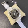 Relógios Designer de relógios Designer de luxo Mechanical Watch Richa Milles RM35-02 Relógios de borracha de movimento para homens