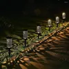 Lampada da giardino solare a LED Luci esterne impermeabili per la decorazione della luce del giardino delle lampade sepolte del paesaggio del cortile del padiglione