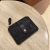 Real Leather Small Zero Wallet mini carte de cr￩dit Citibank Credit American Express Premier Premier Fashion Gift
