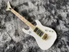 LVYBEST Kinesisk elektrisk gitarrvit färg Duplex Tremolo System 3 Pickups stjärnor FRET INLAYS