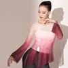Sahne Giyim Peri Çin Dans Kostüm Mesel Kıyafet Lirik Dans Giysileri Hanfu Kadınlar Uzun Kollu Performans JL3617