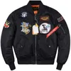 Mensjackor Aboorun Winter Fashion Ma1 Bomber Air Force Pilot Combat Down Cotton Coats for Man 221129