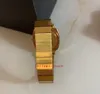 Marka İzle Kavrama 35mm Kuvars SS Gold Dial G G -graved Kadınlar İzle YA157403259y