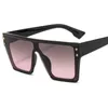 Солнцезащитные очки модные бренды дизайнер с плоской топ -квадрати