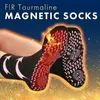 Chaussettes de soins de santé auto-chauffantes d'hiver pour femmes ski sports auto chauffés massage de la chaussette courte thérapie magnétique confortable sox sox wll1799