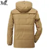 Piumino da uomo Parka di marca Giacca invernale da uomo taglia 5XL 6XL Calda giacca a vento spessa Pile di alta qualità in cotone imbottito Cappotto militare 221129