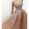 Sukienki imprezowe wieczorne celebrytka Prom 2022 Elegancka kobieta nocna koktajl długi tiul plus size Dubai Arabska sukienka formalna