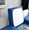 Stoelbedekkingen PU lederen bankkussenafdekking vaste kleur stretch waterdichte stoel slipcover protector behuizing