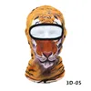 Four Seasons Outdoor Riding Fishing Sports Mask 3D Face Kini Sun Ochrony Głowa Ochrata zimnej maski