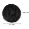 Pillow Plush Chair Round Seat Pad Faux Fur Wool Warm Sofa Carpet Soft Comfortable Living Room