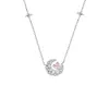 Mode argent couleur lune étoile pendentif collier croissant clavicule chaîne collier ras du cou pour les femmes bijoux