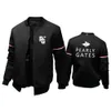 Mens Jackets Pearly Gates Master Bunny Jack Print Men Bomber Casual Sport Baseball Tops Stand Collar Long Sleeve Sweater Coats 221128