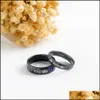 Parringar King och Queen Rings för par 2st. Her Hers Matching Ring sätter honom sitt Promise Engagement Wedding Band Black Dhgarden Dhdzy