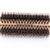 Curly Hair Comb High Quality Wood Handle Natural Boar Bristle Brush Fluffy Hairdressing F1643