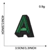 Notions 4cm Letter Iron on Patches English Colorful Alphabet Embroidered Patch Sew on Appliques for Clothing Hats Denim Jacket Shoes DIY Craft